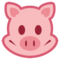 Pig Face emoji on HTC